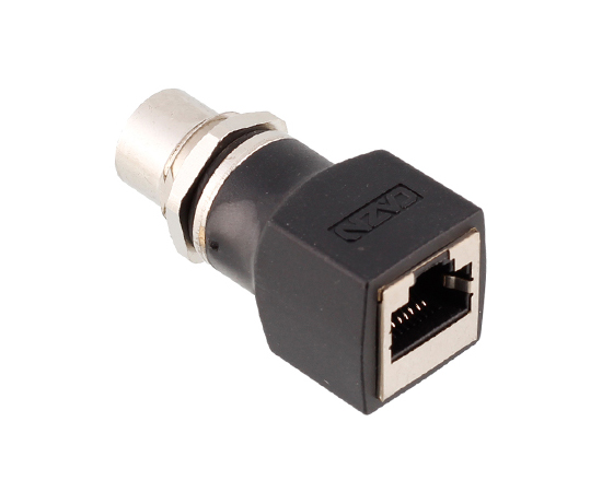 M12直式孔型转RJ45转接器}