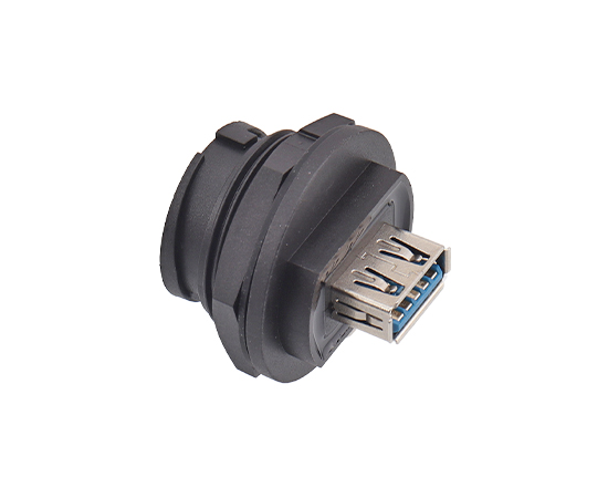 E16USB 母/母板后插座(卡扣式)}