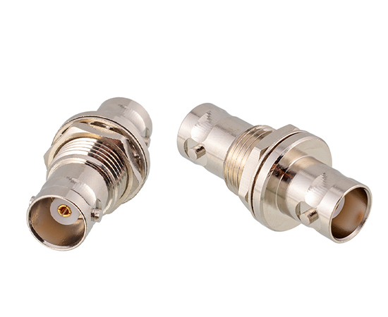 BNC(母)转BNC(母)板后安装式转接器，频率：DC-3GHz}