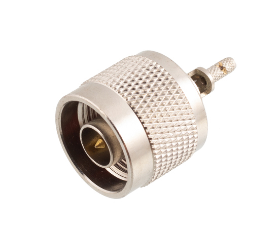 N(公)直式插头，适用线缆：RG178 RG316 RG174 LMR100，频率：DC~6GHz