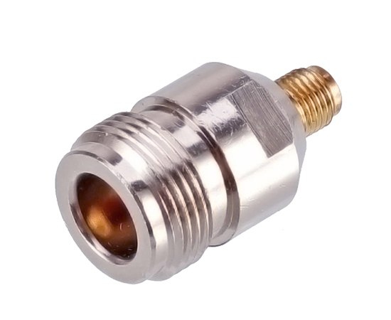 N(母)转SMA(母)转接器，频率：DC~6GHz