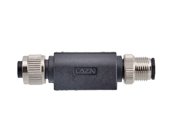 M12 I 型转接器 M12-M12 PS型 塑胶款}